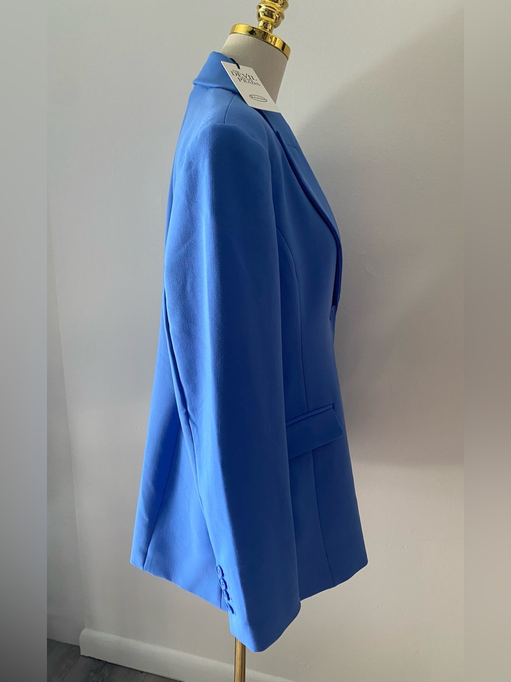 Devil Wears Prada Scoop Collection Women's Button Single Breasted Fitted Blazer - Picture 5 of 16